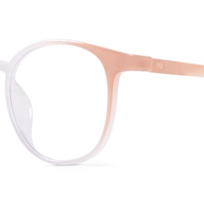 Acme Loops Round Blue Screen Glasses Shop Acme Loops Round Blue Screen Glasses
