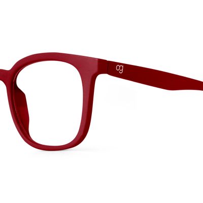 Buy Aervox Burgundy Wayfarer Blue Screen Sunglasses Online