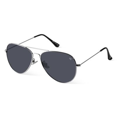 Shockpilot Silver Aviator Polarized Sunglasses Shop Polarized Aviator Sunglasses Online