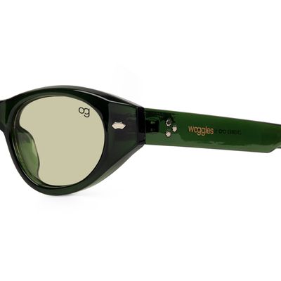 Arum Green Oval Sunglasses Buy Arum Green Oval Sunglasses