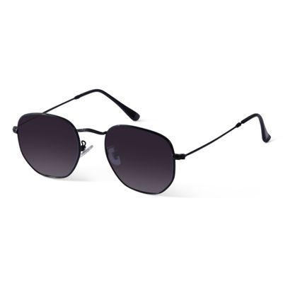 Ashen Horizon Polarized Hexagonal Sunglasses buy black hexagonal sunglasses,