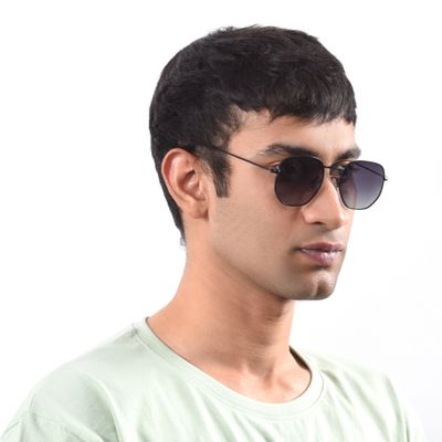Ashen Horizon Polarized Hexagonal Sunglasses Ashen Horizon Polarized Hexagonal Sunglasses