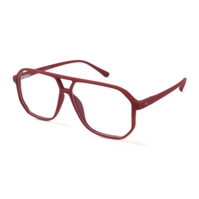 Shop Auburn Shine Hexagonal Blue Screen Glasses