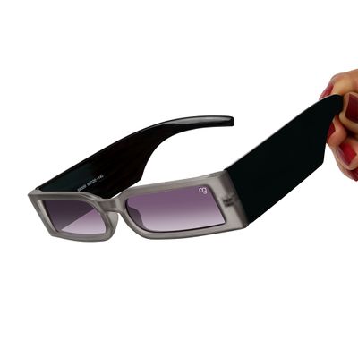 Aurex Grey Rectangle Sunglasses Buy Aurex Grey Rectangle Sunglasses Online