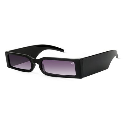 Aurex Matte Black Rectangle Sunglasses Shop Aurex Matte Black Rectangle Sunglasses