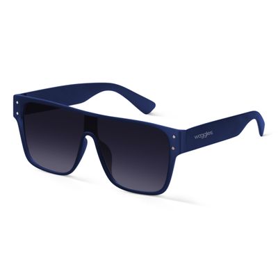 Shop Carnival Blue Polarized Oversize Sunglasses