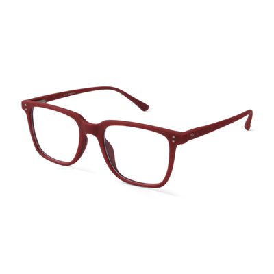 Shop Cerise Radiance Square Blue Screen Glasses