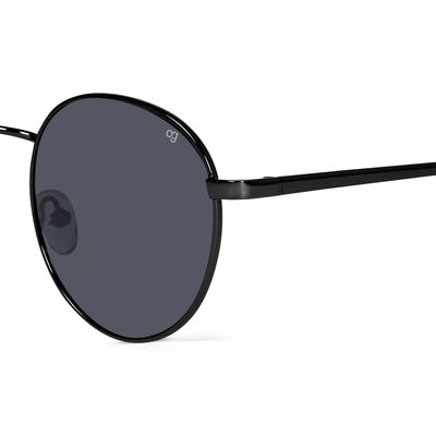 Chancellor Round Black Sunglasses Buy Chancellor Round Black Sunglasses
