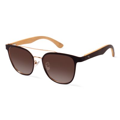 Coco Polarized Square Wooden Sunglasses Coco Polarized Square Wooden Sunglasses