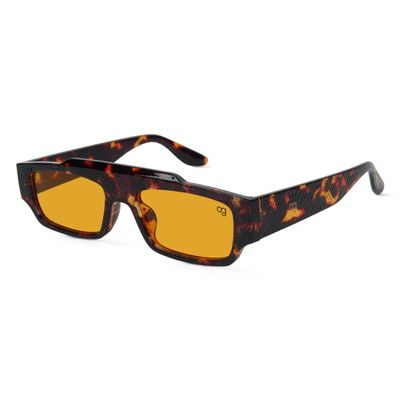 Cosmos orange Rectangle Sunglasses Shop Cosmos orange Rectangle Sunglasses