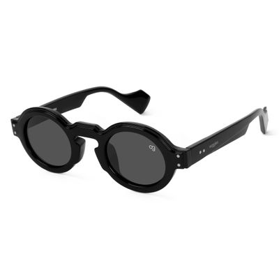 Dusk Black Round Sunglasses Shop Dusk Black Round Sunglasses