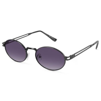 Shop Gentleman Purple X Copper Oval Sunglasses