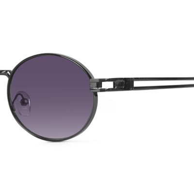 Buy Gentleman Purple X Copper Oval Sunglasses