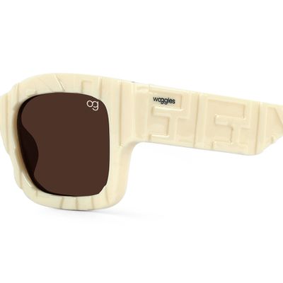 Buy Hecate Brown Kids Rectangle Sunglasses