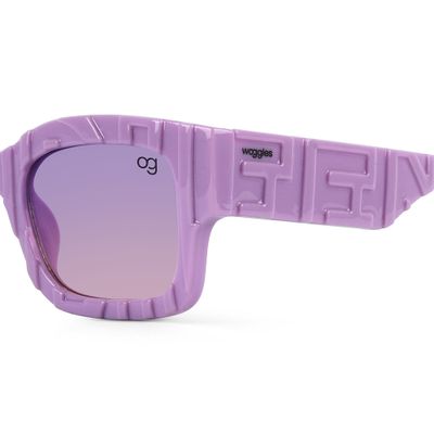 Buy Hecate Purple Kids Rectangle Sunglasses