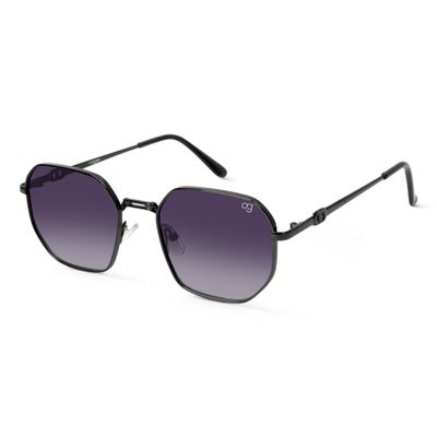 Hexed Black Hexagonal Sunglasses Shop Hexed Black Hexagonal Sunglasses