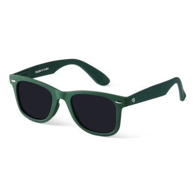 Jade Jaguar Polarized Wayfarer Sunglasses buy dark green frame wayfarer sunglasses,