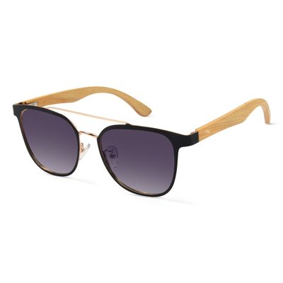 Lilac Polarized Square Wooden Sunglasses Shop Lilac Polarized Square Wooden Sunglasses