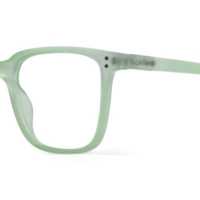 Buy Lucidity Mint Square Blue Screen Glasses