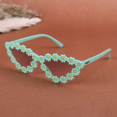 Shop Lune Green Kids Cateye Sunglasses