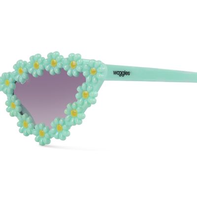 Buy Lune Green Kids Cateye Sunglasses