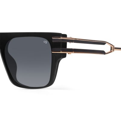 Monolith Black Rectangle Sunglasses Buy Monolith Black Polarized Rectangle Sunglasses