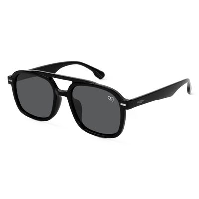 Nightshade Black Aviator Sunglasses Shop Nightshade Black Aviator Sunglasses