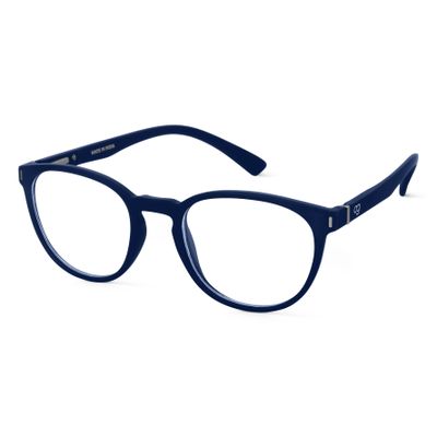 Shop Noctra Dark Blue Round Blue Screen Sunglasses
