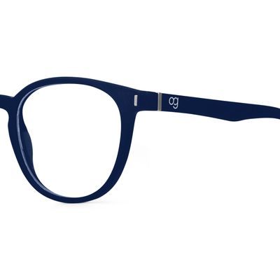 Buy Noctra Dark Blue Round Blue Screen Sunglasses Online