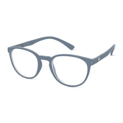 Shop Noctra Grey Round Blue Screen Sunglasses