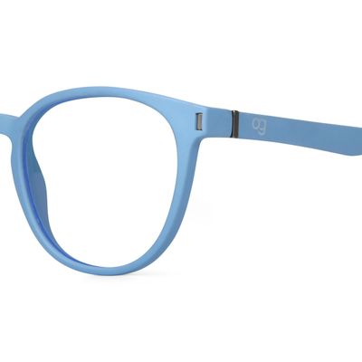 Buy Noctra Light Blue Round Blue Screen Sunglasses Online