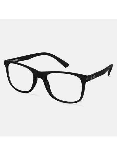 Shop Noir Black Square Blue Screen Glasses