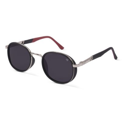 Shop Noir Echo Polarized Round Sunglasses