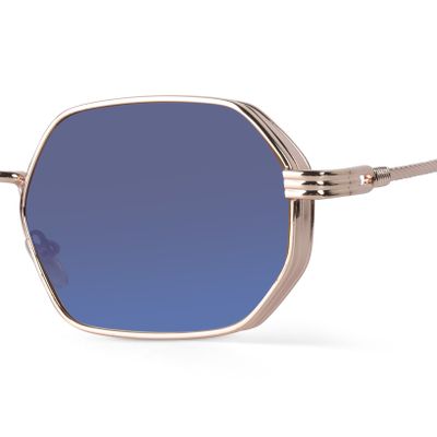 Ockhi Inspirit Dark Blue Hexagonal Sunglasses Buy Ockhi Inspirit Dark Blue Hexagonal Sunglasses