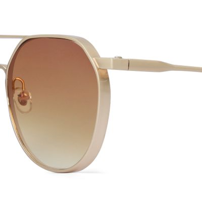 Buy Ockhi Sacred Brown Round Sunglasses