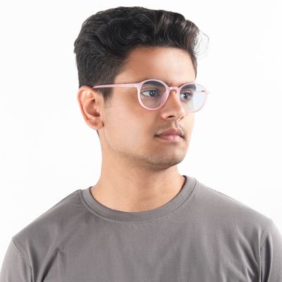 Opti Linearity Round Blue Screen Glasses