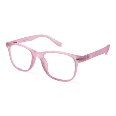 Shop Peony Pink Wayfarer Blue Screen Glasses