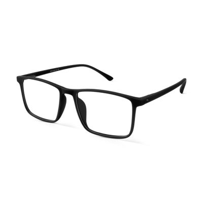 Shop Pitch Black Rectangle Blue Screen Glasses