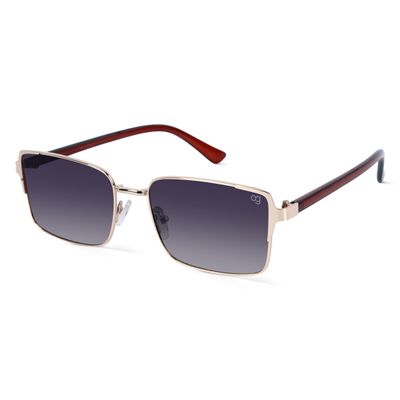 Plated Black Rectangle Sunglasses Shop Plated Black Rectangle Sunglasses