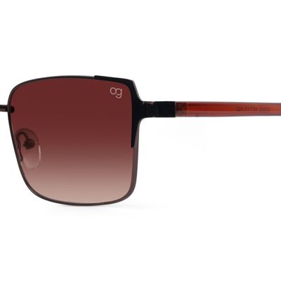 Plated Brown Rectangle Sunglasses Buy Plated Brown Rectangle Sunglasses