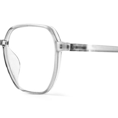 Buy Porcelain White Hexagonal Blue Screen Glasses