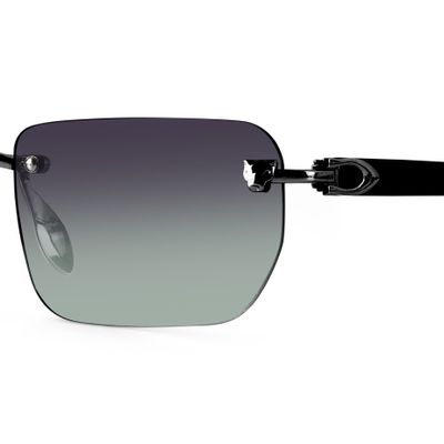 Raze Green Rimless Rectangle Sunglasses Buy Raze Green Rimless Rectangle Sunglasses