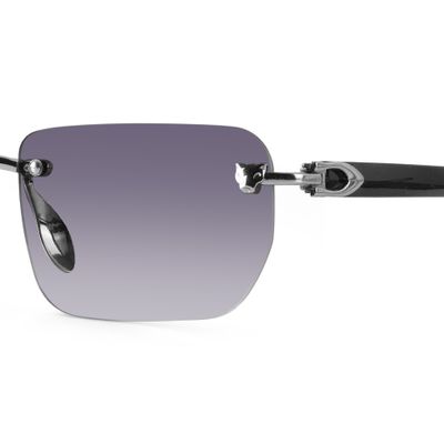 Raze Silver Rimless Rectangle Sunglasses Buy Raze Silver Rimless Rectangle Sunglasses