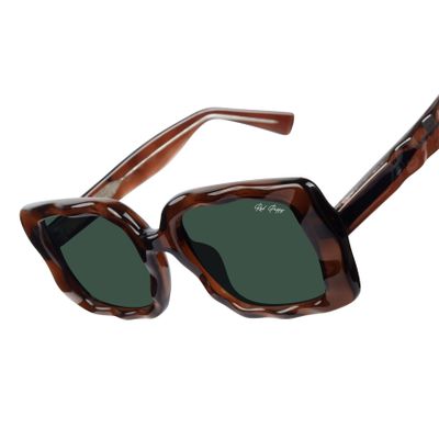 Red Pappy Brillara Green Square Sunglasses Buy Red Pappy Brillara Green Square Sunglasses