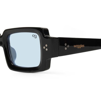 Buy Rustic Blue Rectangle Sunglasses