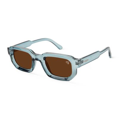 Shop Thistle Blue Square Sunglasses