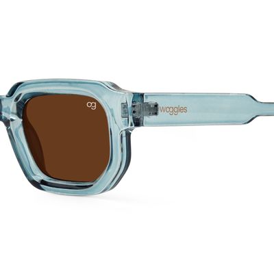 Buy Thistle Blue Square Sunglasses