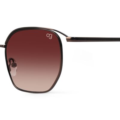 Tidebreak Brown Hexagonal Sunglasses Buy Tidebreak Brown Hexagonal Sunglasses