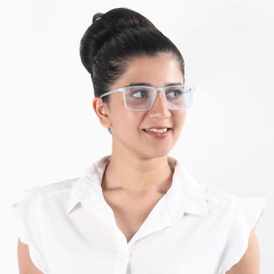 Buy Transparent Sky Rectangle Blue Screen Glasses