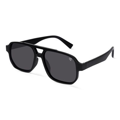 Viper Black Polarized Aviator Sunglasses Shop Square Sunglasses Online